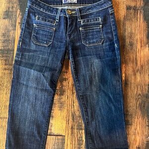 HUDSON JEANS LONG (Bermuda) SHORTS SIZE 2(25)  above the knee